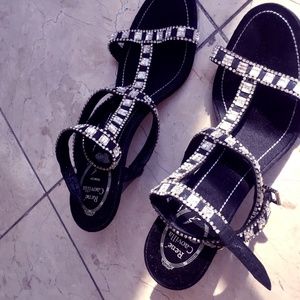 Rene Caovilla Jeweled Sandals
